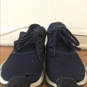 Sz10 ADIDAS NMD RUNN R1 COLLEGIATE NAVY BLUE WHITE